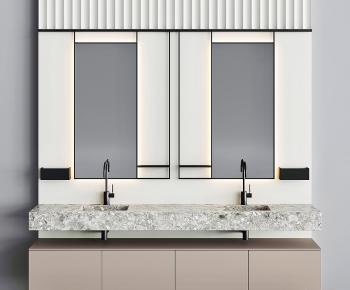 Modern Bathroom Cabinet-ID:603019958
