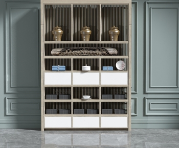 New Chinese Style Decorative Cabinet-ID:402878053