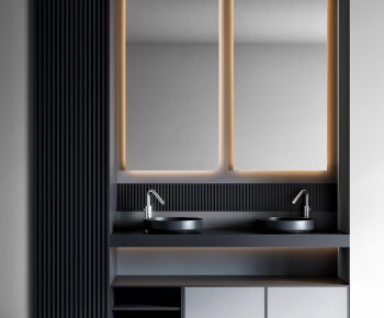 Modern Bathroom Cabinet-ID:345586062