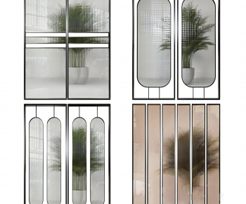 Modern Glass Screen Partition-ID:212951907
