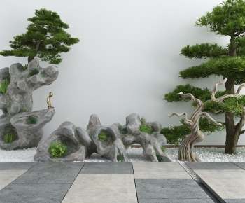 New Chinese Style Rockery Waterscape-ID:585081101