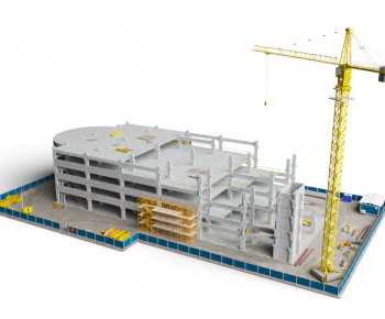 现代建筑施工现场-ID:177557958