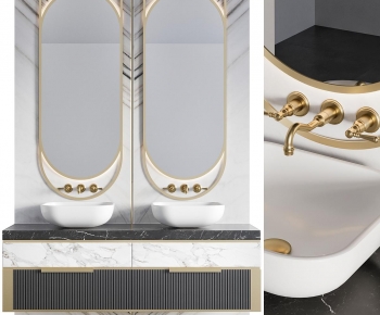 Modern Bathroom Cabinet-ID:466614017