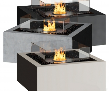 Modern Fireplace-ID:614943989