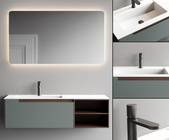 Modern Bathroom Cabinet-ID:386784084