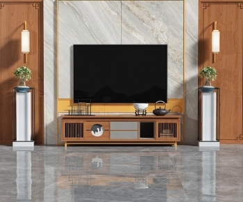 New Chinese Style TV Cabinet-ID:236813079