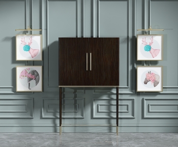 Modern Entrance Cabinet-ID:389781026