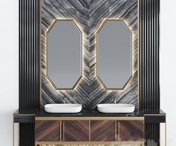 Modern Bathroom Cabinet-ID:961580367