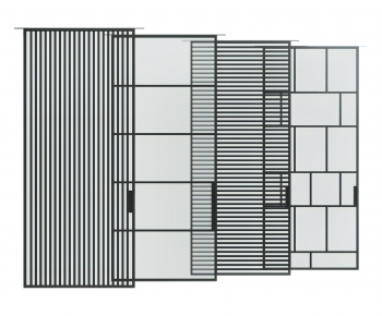Modern Metal Screen Partition-ID:113909276