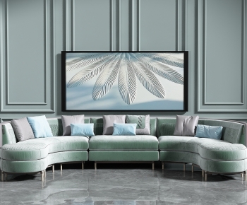 Modern Curved Sofa-ID:145544053