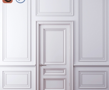 Simple European Style Single Door-ID:539083001