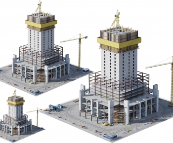 现代建筑施工现场-ID:434021004