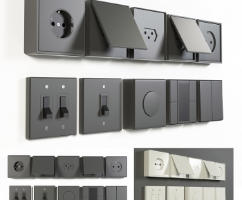 Modern Switch Socket Panel-ID:993226058