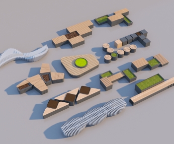 Modern Communal Chair-ID:858443982