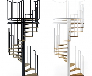 Industrial Style Rotating Staircase-ID:591614968