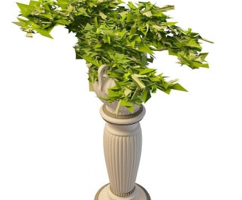 European Style Potted Green Plant-ID:557069065