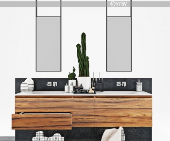Modern Bathroom Cabinet-ID:884233953