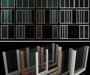 Modern Sliding Door-ID:558368921