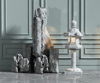 New Chinese Style Rockery Waterscape-ID:715040921