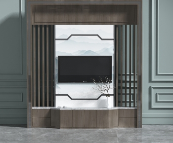 New Chinese Style TV Cabinet-ID:543088947