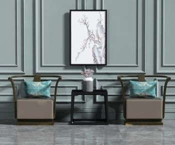 New Chinese Style Lounge Chair-ID:710664998