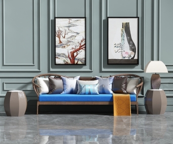 New Chinese Style Multi Person Sofa-ID:157505992