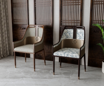 New Chinese Style Dining Chair-ID:582319972