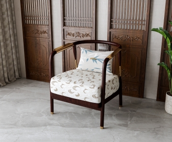 New Chinese Style Lounge Chair-ID:512356041