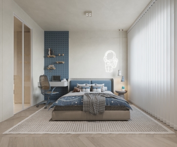 Modern Boy's Room And Son's Room-ID:690927984