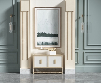 New Chinese Style Entrance Cabinet-ID:921746976