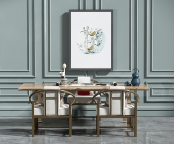 New Chinese Style Tea Tables And Chairs-ID:127758981