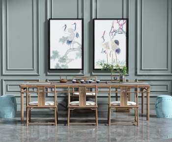 New Chinese Style Tea Tables And Chairs-ID:181718114