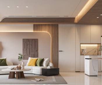 Modern A Living Room-ID:453751094