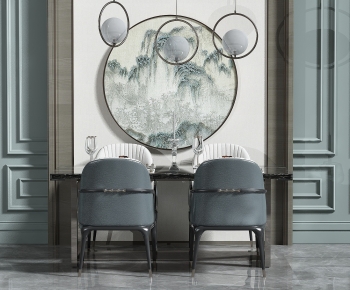 New Chinese Style Dining Table And Chairs-ID:773195039