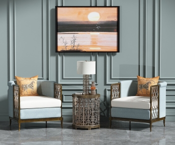 Modern Single Sofa-ID:373400935