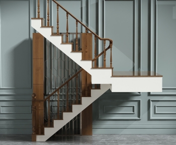Simple European Style Staircase-ID:676243078