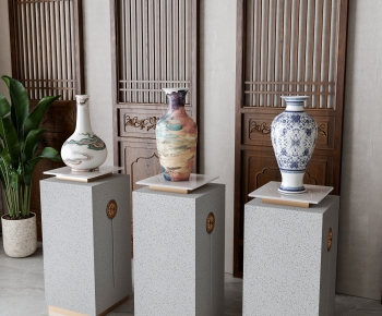 新中式花瓶摆件组合-ID:756726981