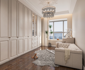 French Style Clothes Storage Area-ID:446774964