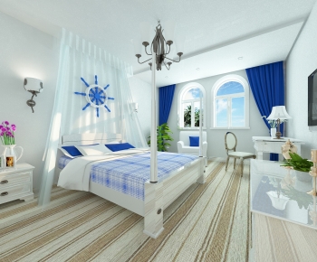Mediterranean Style Bedroom-ID:299633037