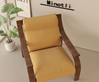 现代中古风休闲椅-ID:591918955