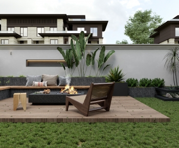 Modern Courtyard/landscape-ID:737590079