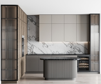 Modern Kitchen Cabinet-ID:925378087