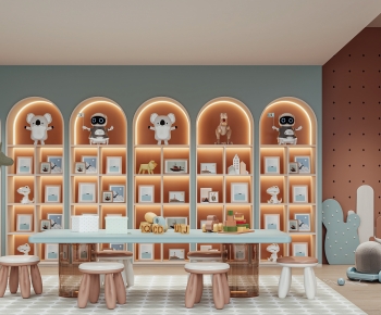 Modern Children's Room Activity Room-ID:648825885