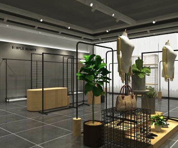 Industrial Style Clothing Store-ID:757076989