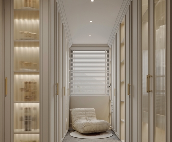 French Style Clothes Storage Area-ID:570552119