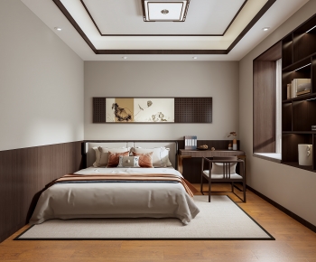New Chinese Style Bedroom-ID:449223046
