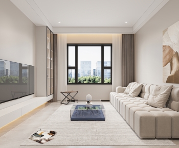 Modern A Living Room-ID:629390002