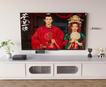 现代奶油风电视柜-ID:314352991