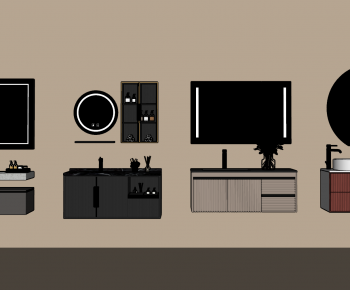 Modern Bathroom Cabinet-ID:647628075