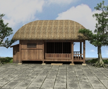 New Chinese Style Building Appearance-ID:190992123